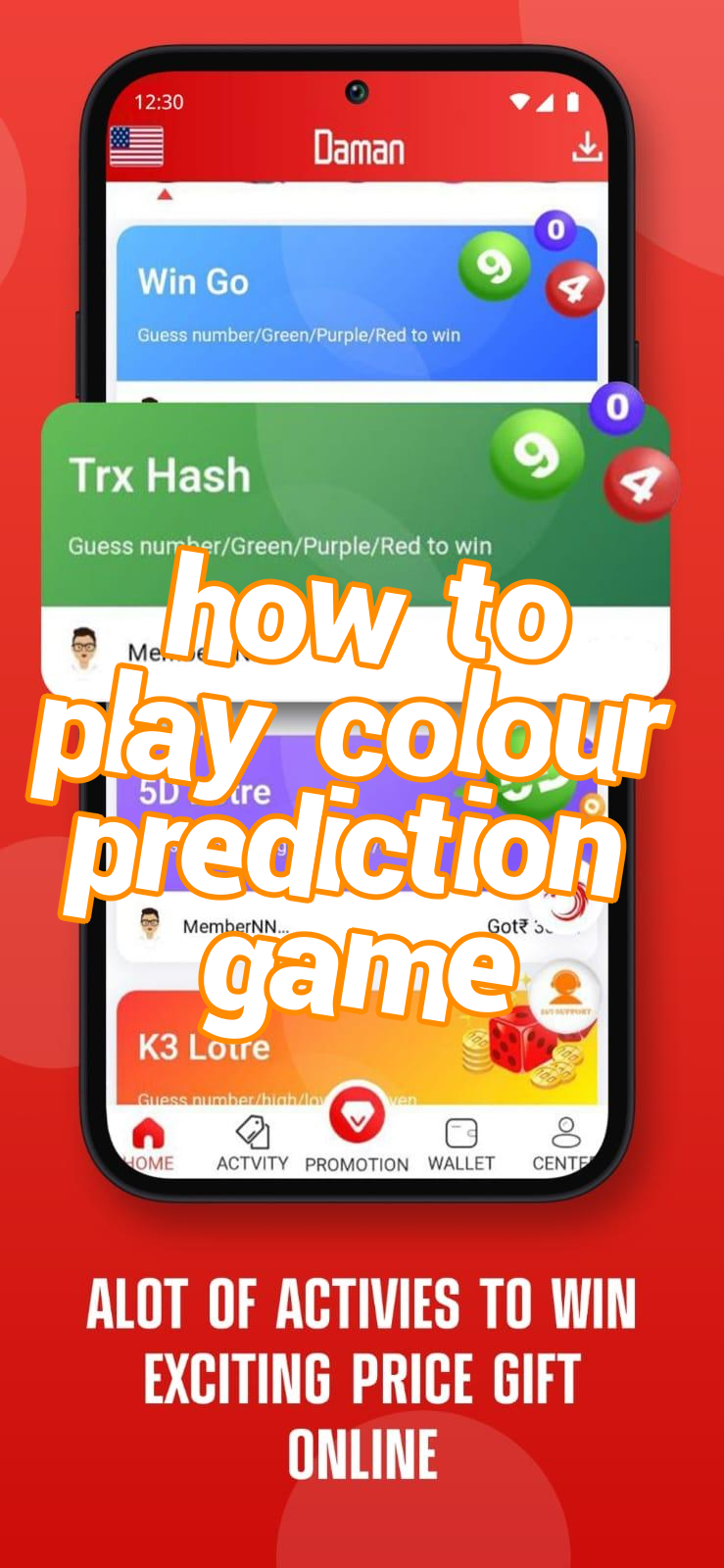 how to play colour prediction game Screenshots